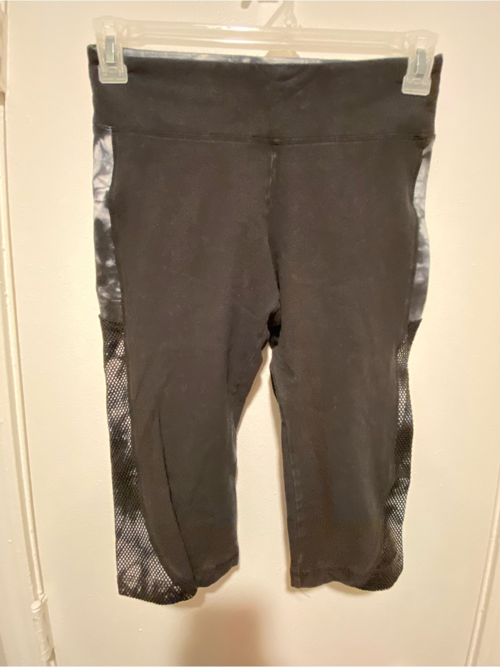 Balance Collection Capri Leggings with Mesh Side Panels